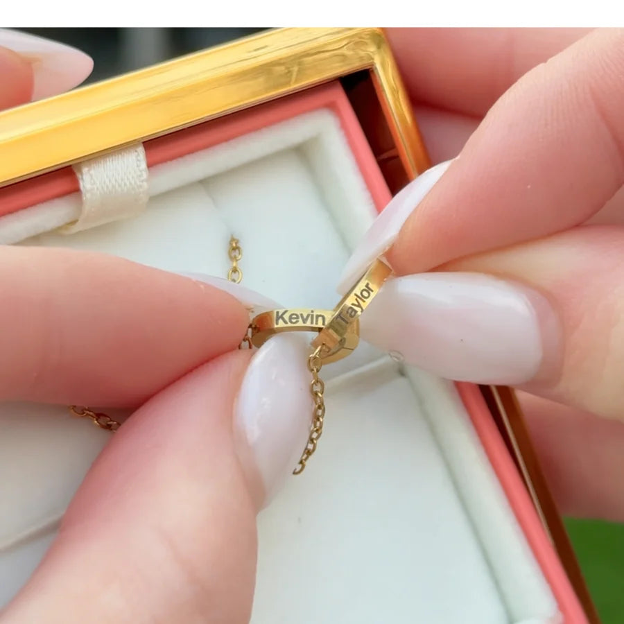 Eternal Rose Gift Box (Custom Pendant)
