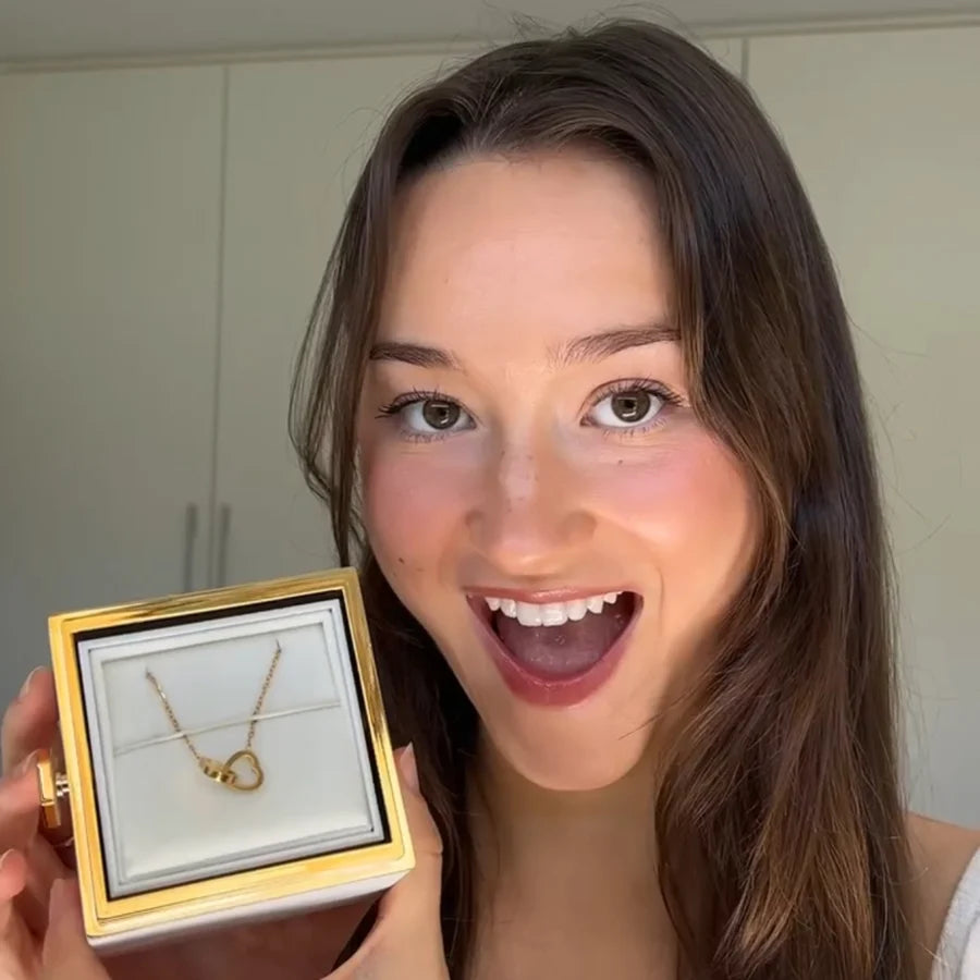 Eternal Rose Gift Box (Custom Pendant)
