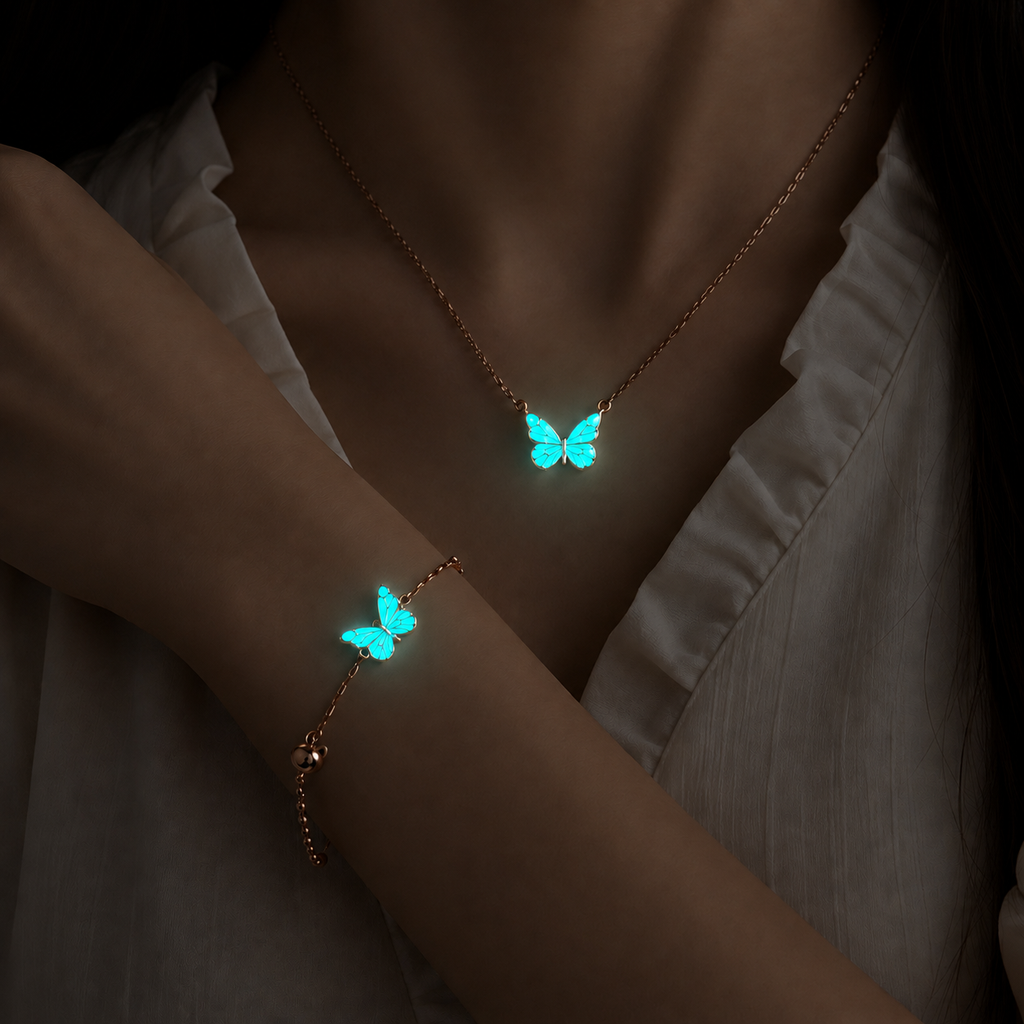 Glowing Butterfly Jewelry