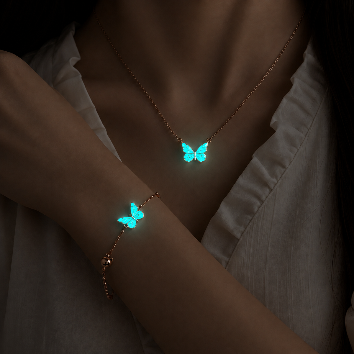 Glowing Butterfly Jewelry